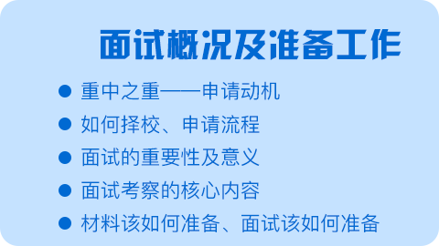 知己知彼——面试概况及准备工作